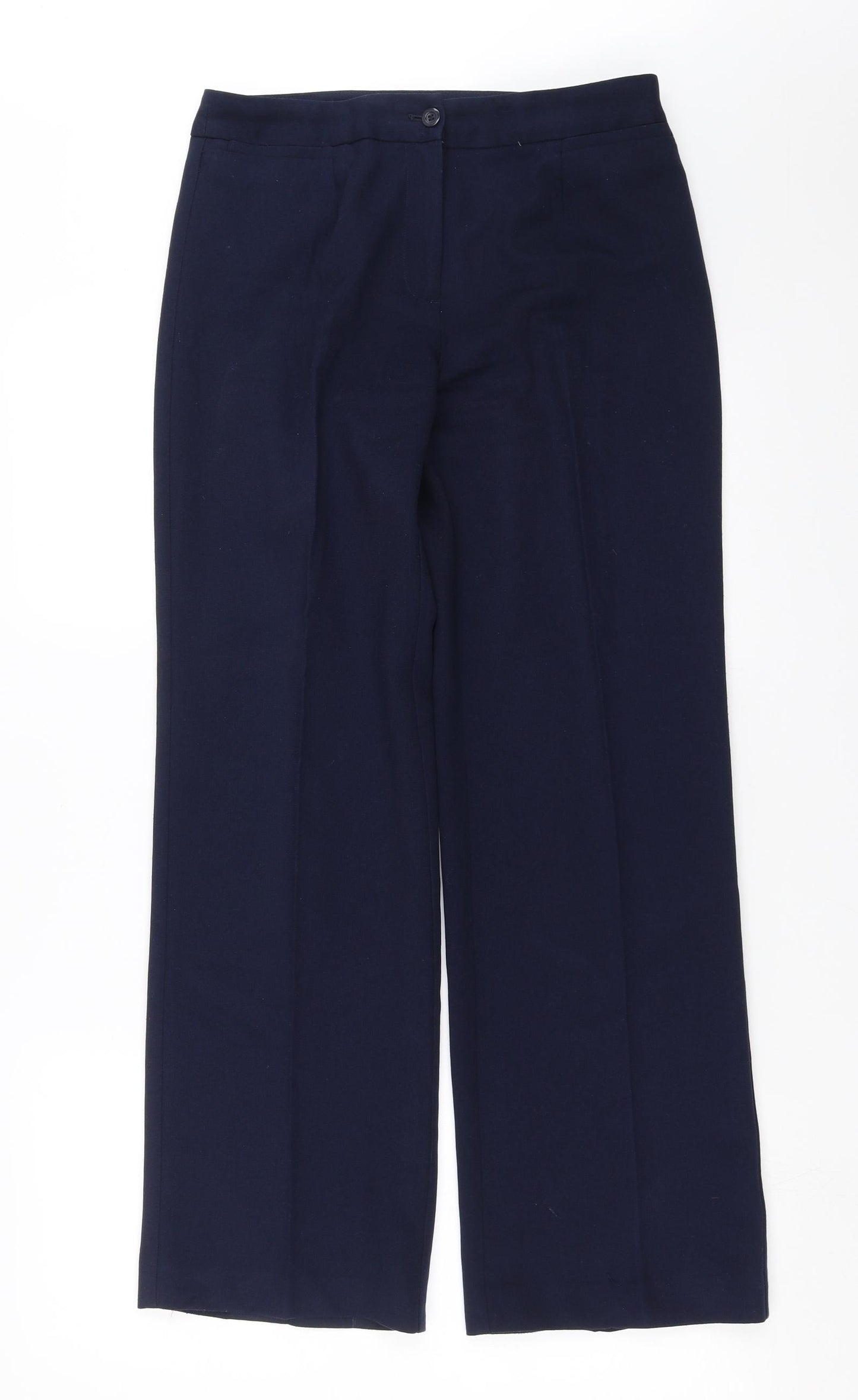 EWM Womens Blue   Trousers  Size 10 L29 in