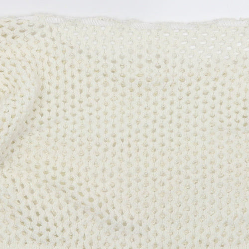 F&F Womens Ivory  Knit Pullover Jumper Size 16