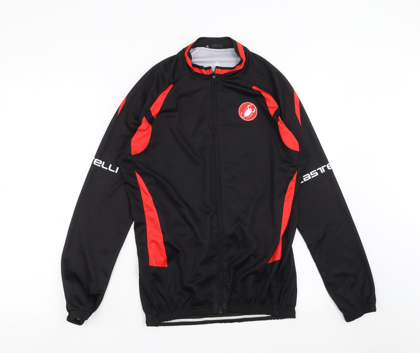Castelli Mens Black   Jacket  Size XL