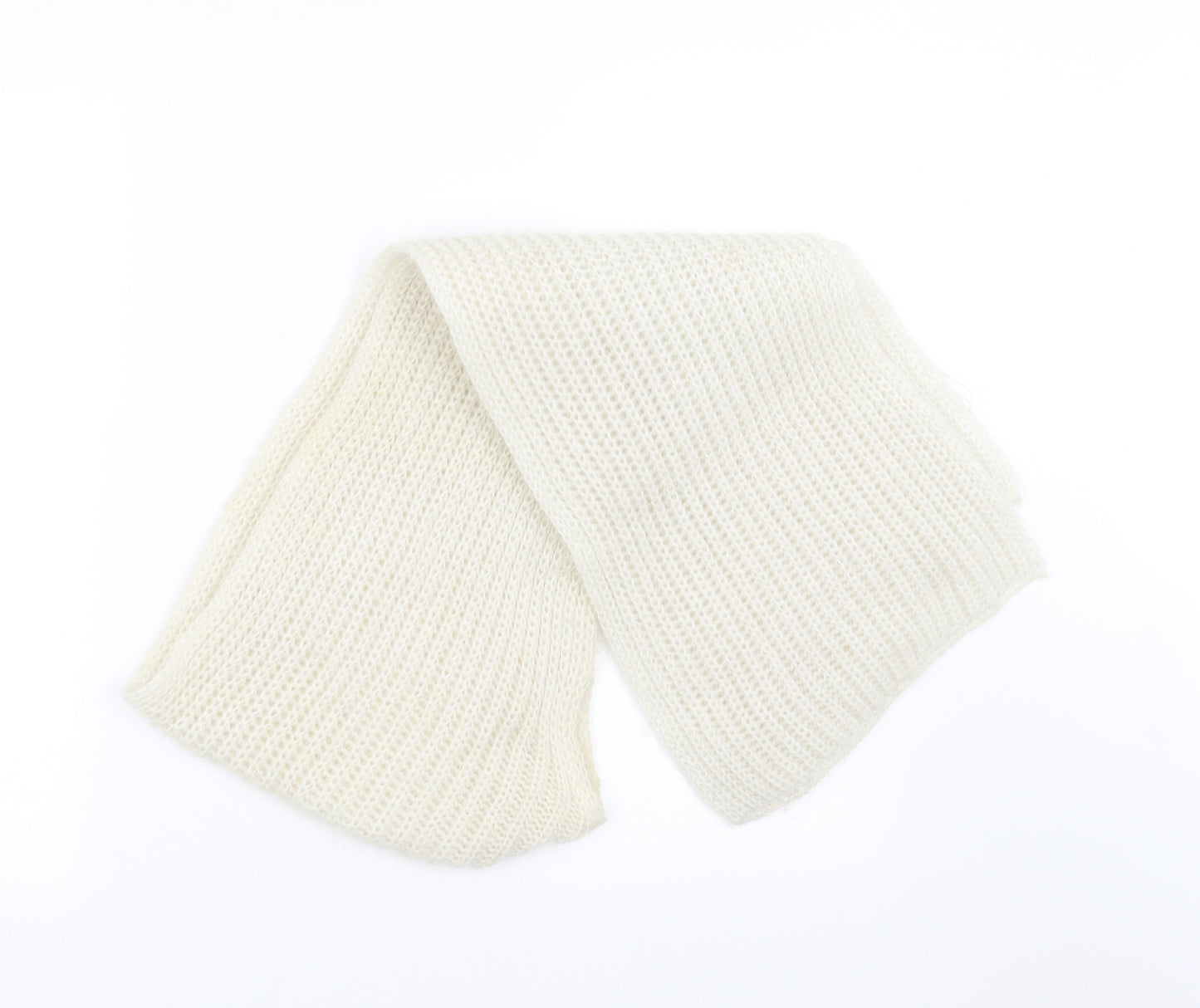 Preworn Womens Ivory    Scarf