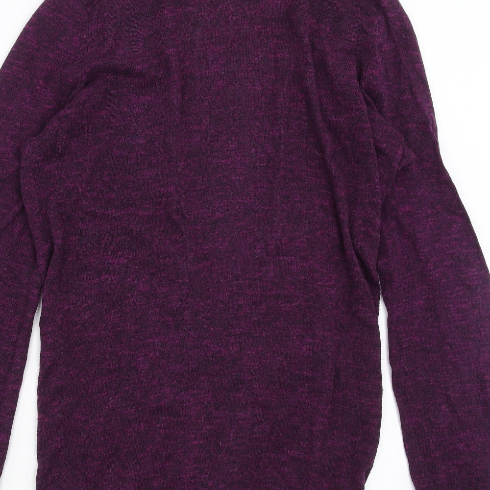 New Look Womens Purple  Knit Cardigan Jumper Size 12