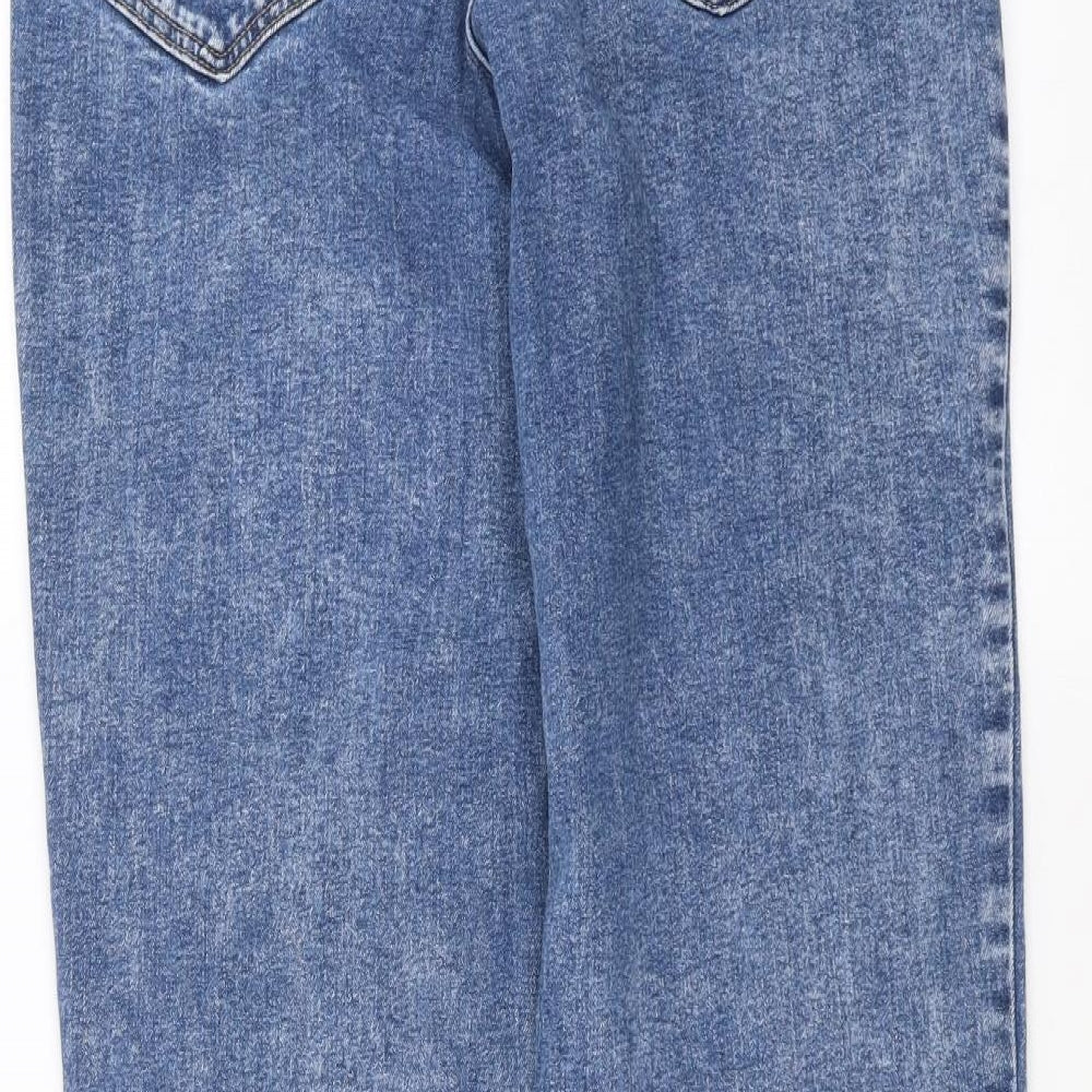 TU Womens Blue  Denim Straight Jeans Size 10 L28 in - Girlfriend Fit