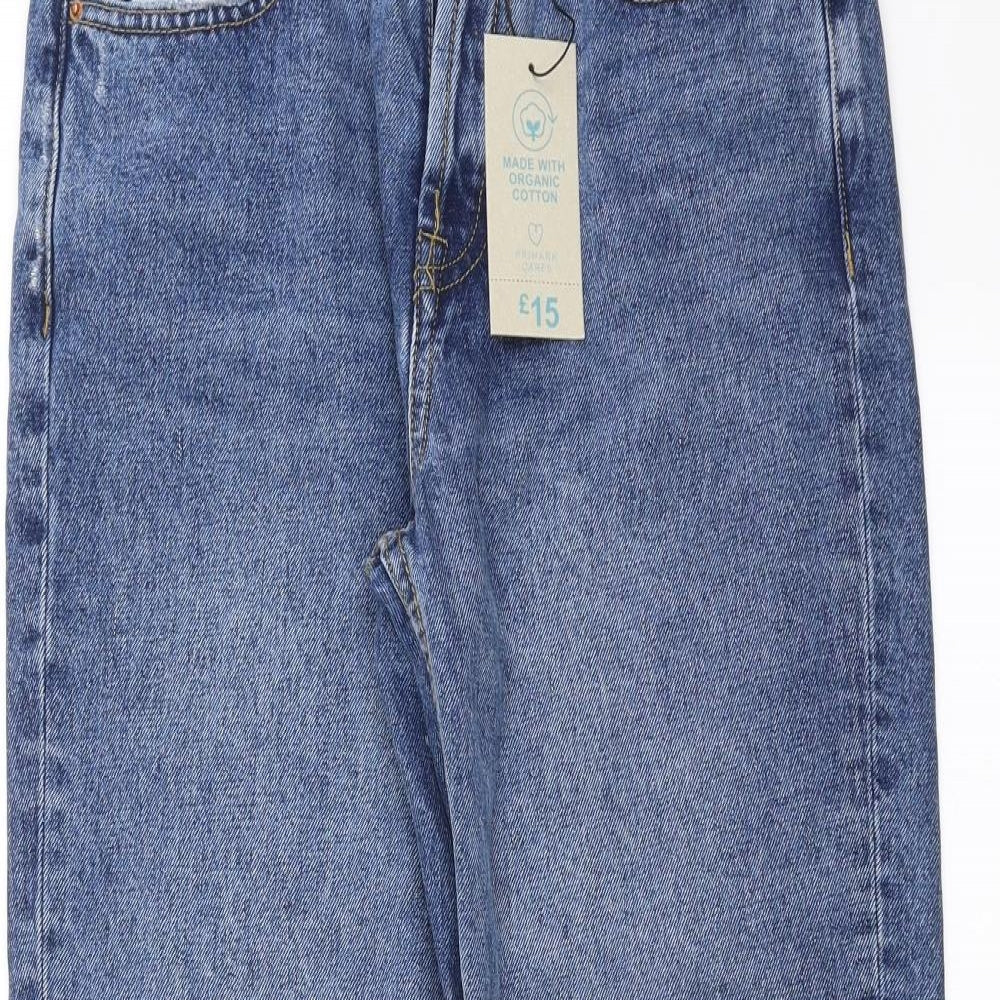 Primark Womens Blue  Denim Cropped Jeans Size 10 L26 in