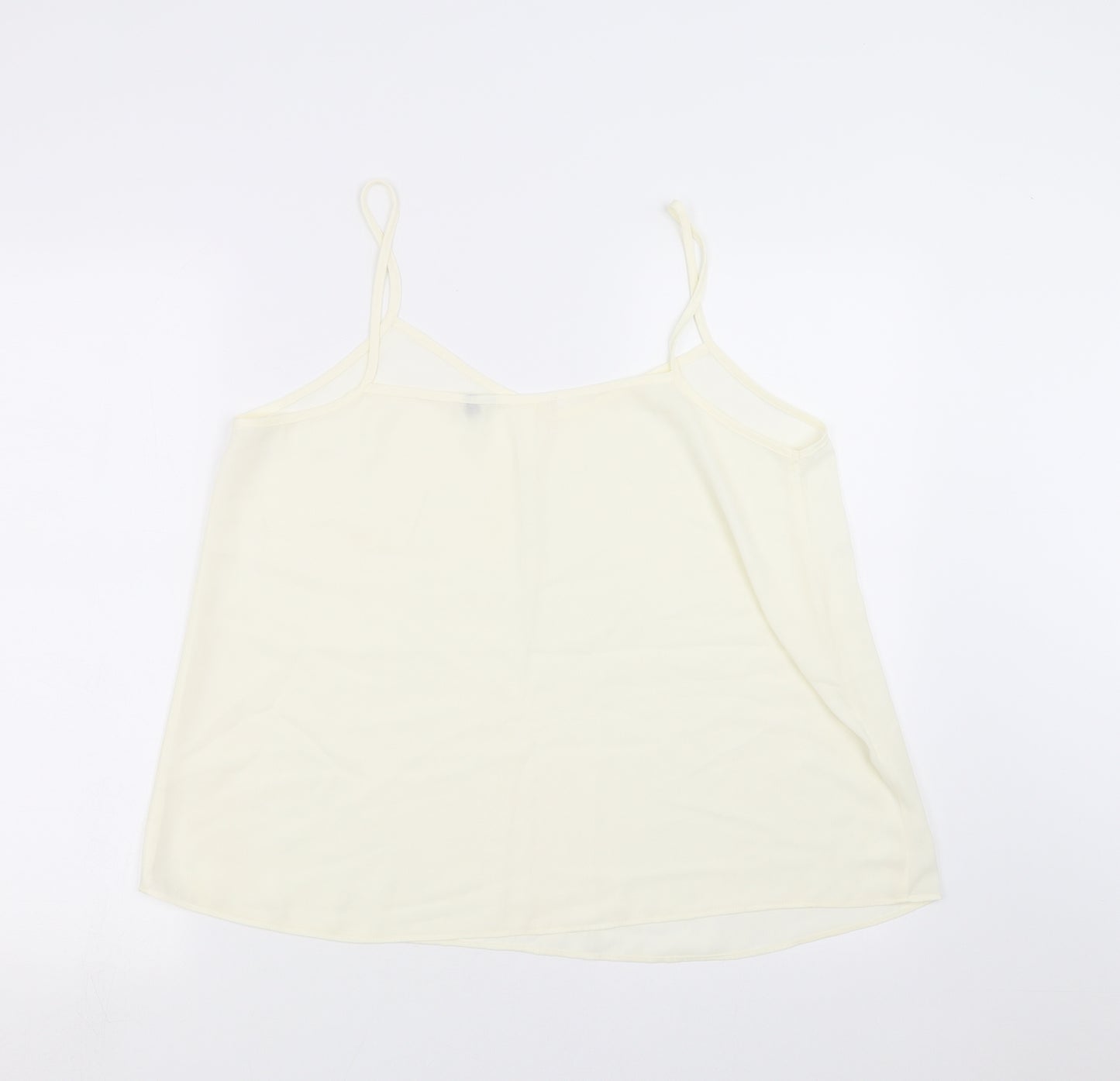 Preworn Womens Ivory   Camisole Blouse Size 16