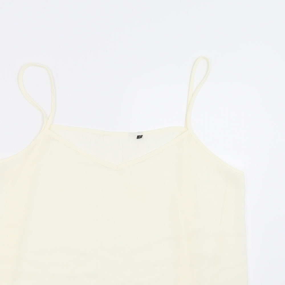 Preworn Womens Ivory   Camisole Blouse Size 16