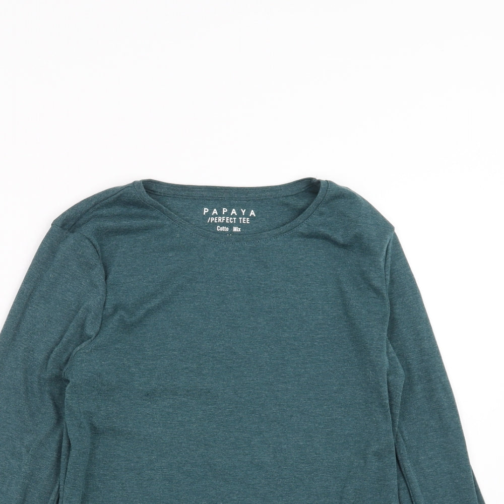 Matalan Womens Green   Basic T-Shirt Size 14