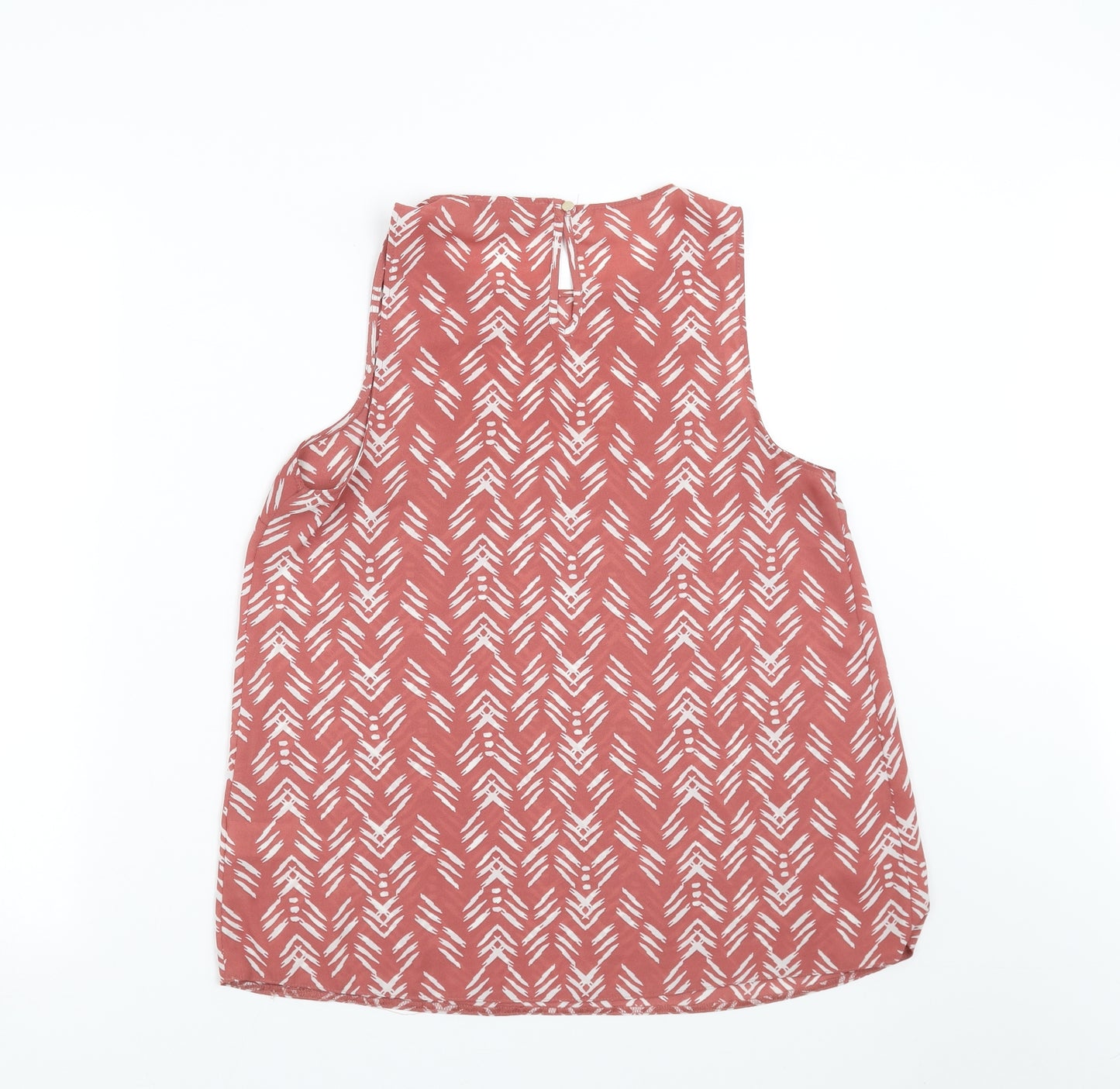 Primark Womens Pink Geometric  Basic Blouse Size 12