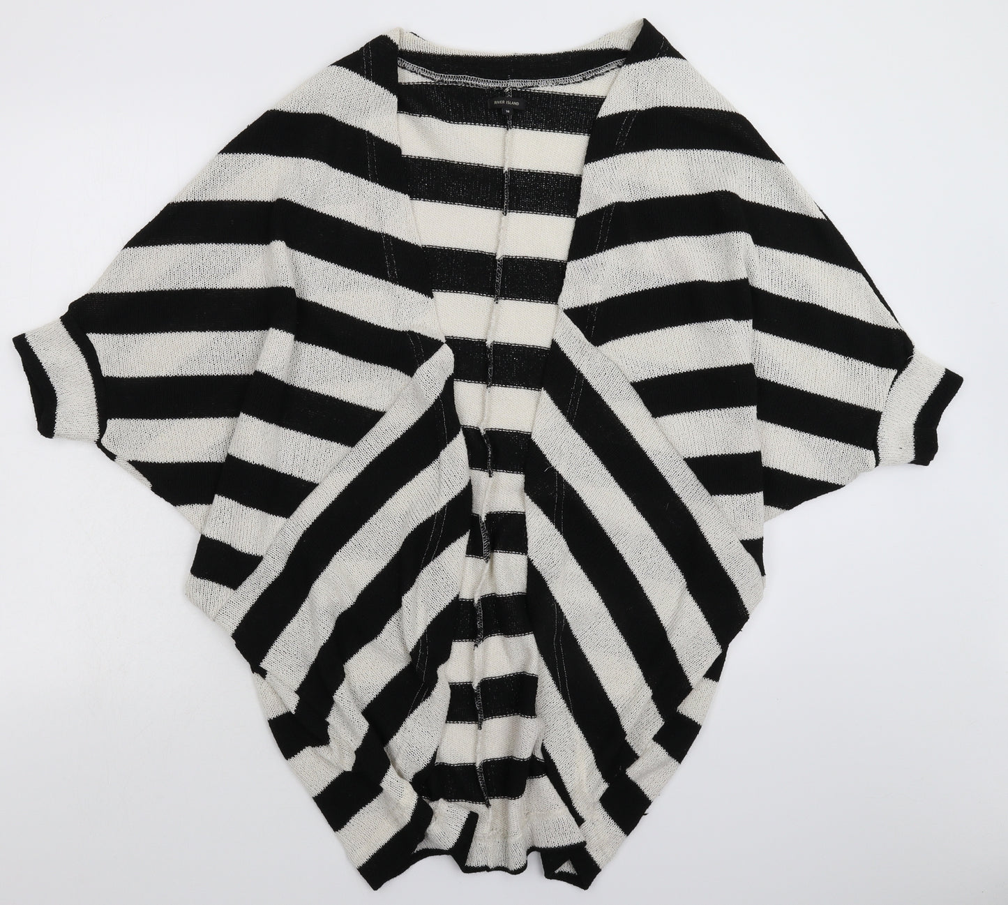 River Island Womens Multicoloured Striped Knit Cardigan Jumper Size 16