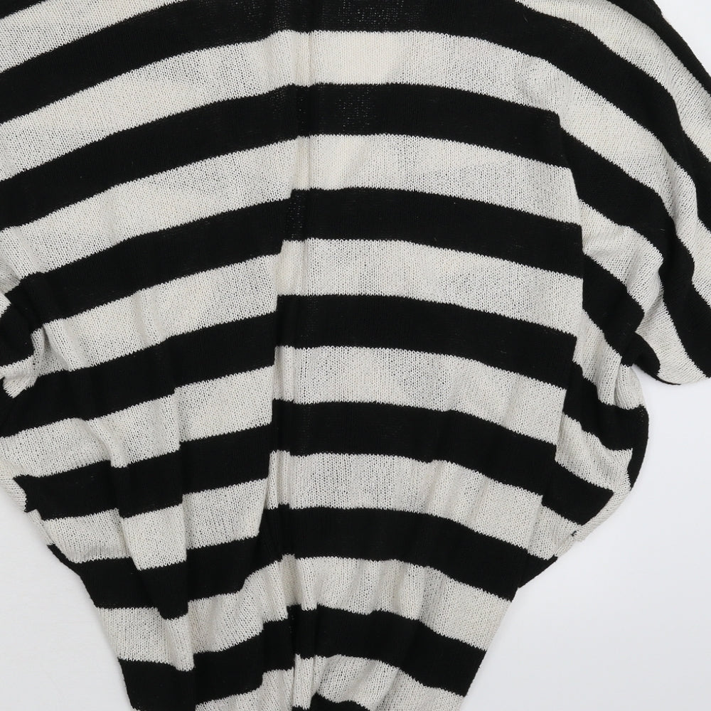 River Island Womens Multicoloured Striped Knit Cardigan Jumper Size 16