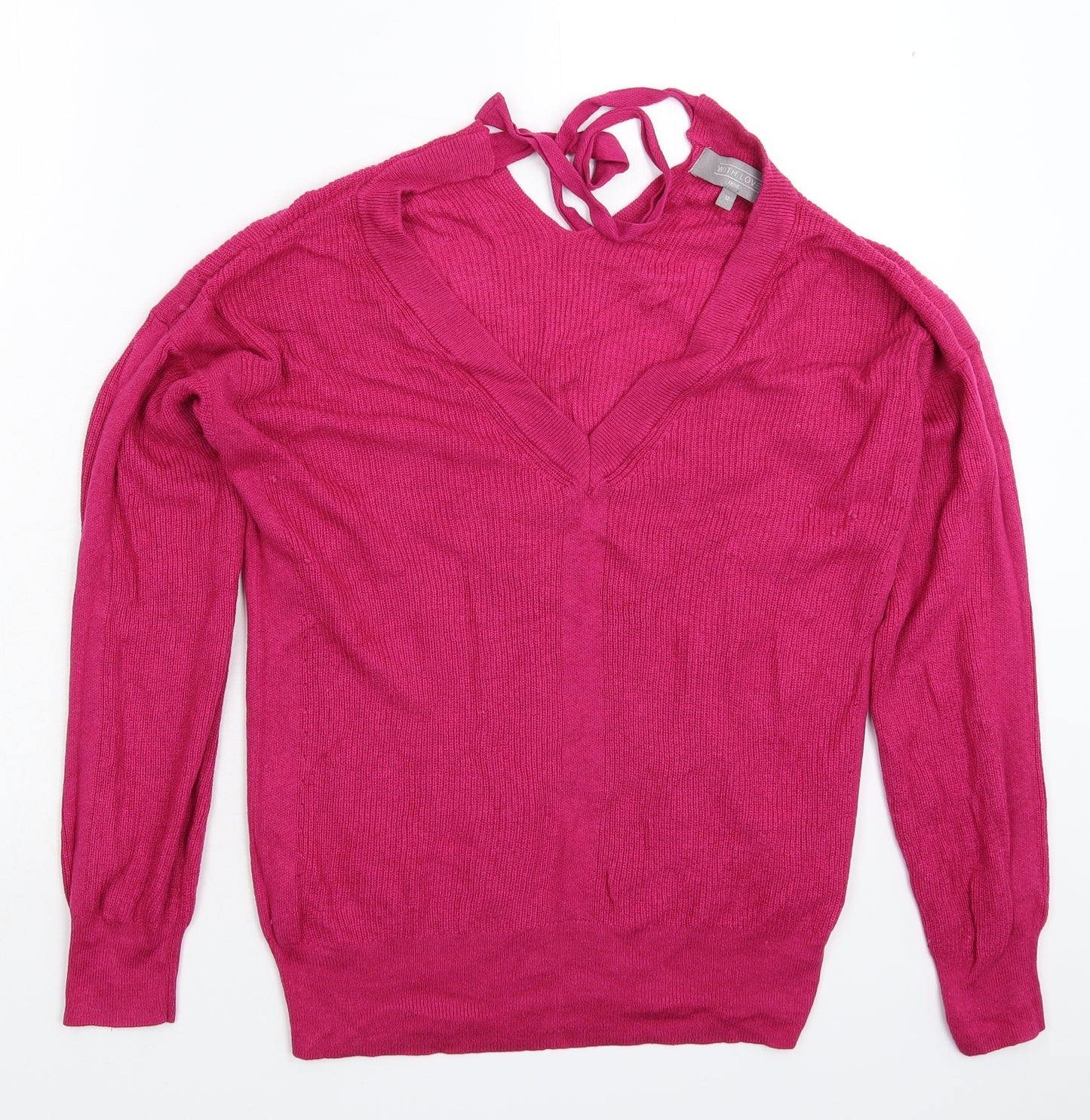 NEXT Womens Pink  Knit Pullover Jumper Size 12