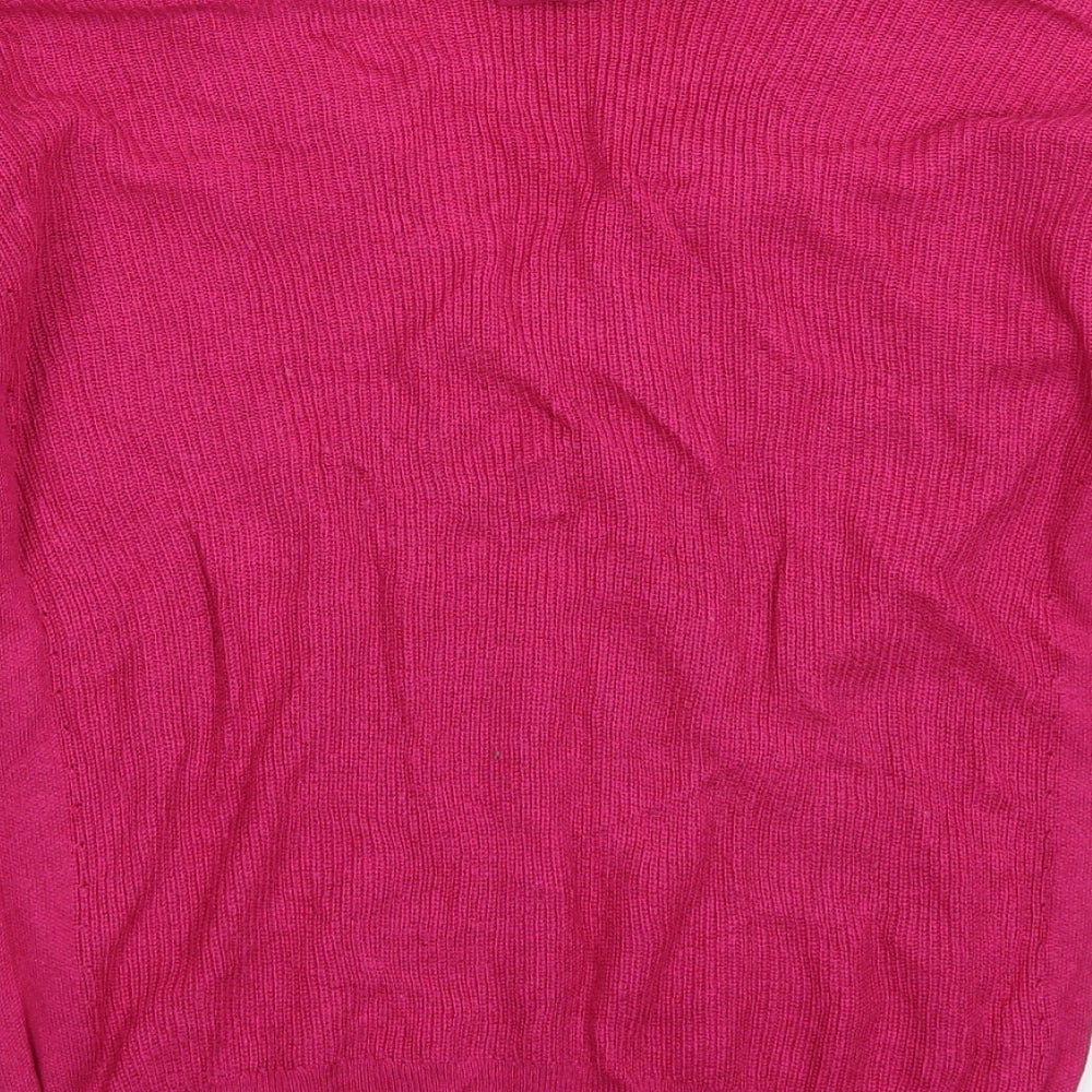 NEXT Womens Pink  Knit Pullover Jumper Size 12