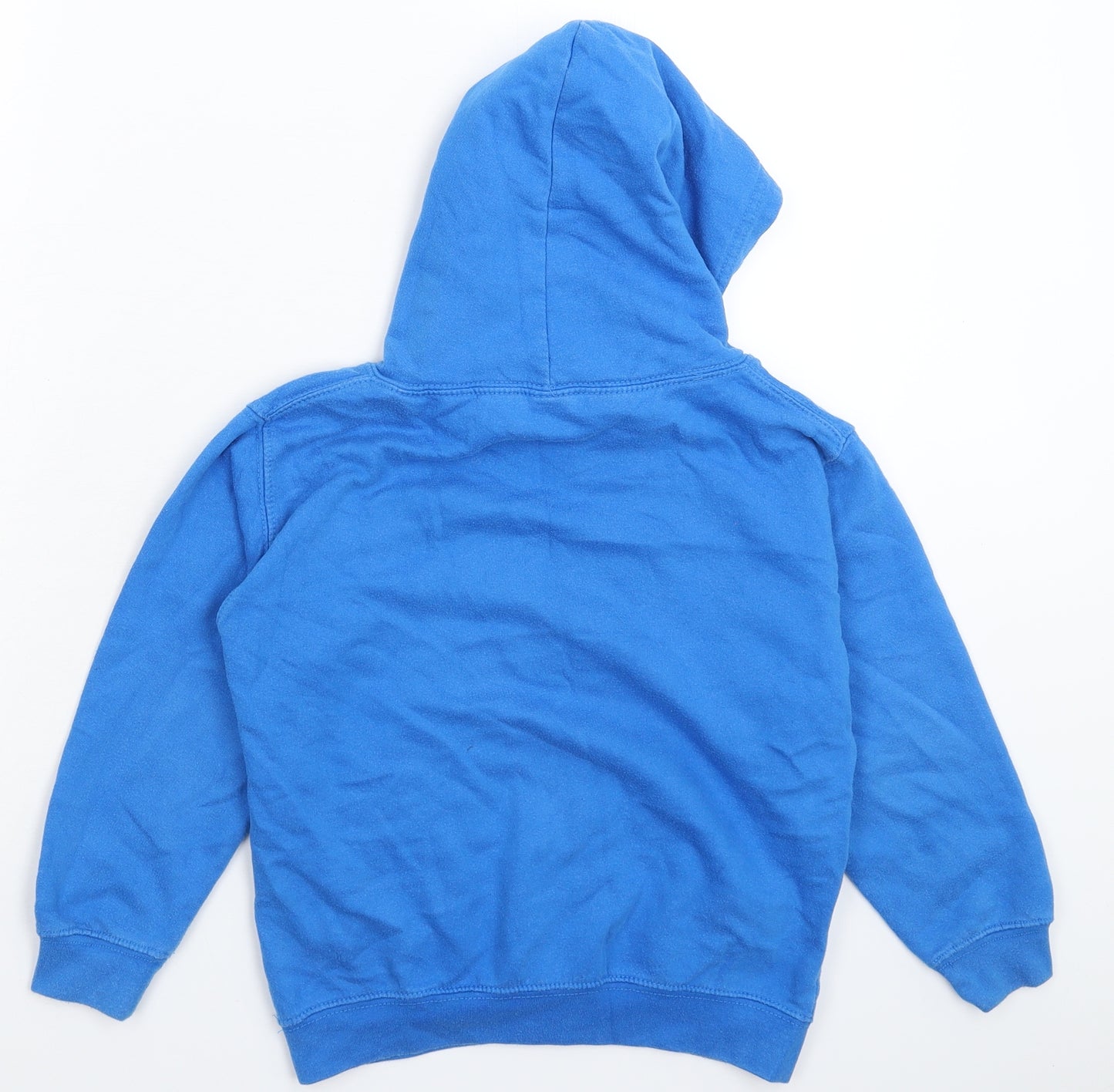 Preworn Boys Blue   Pullover Hoodie Size 7-8 Years