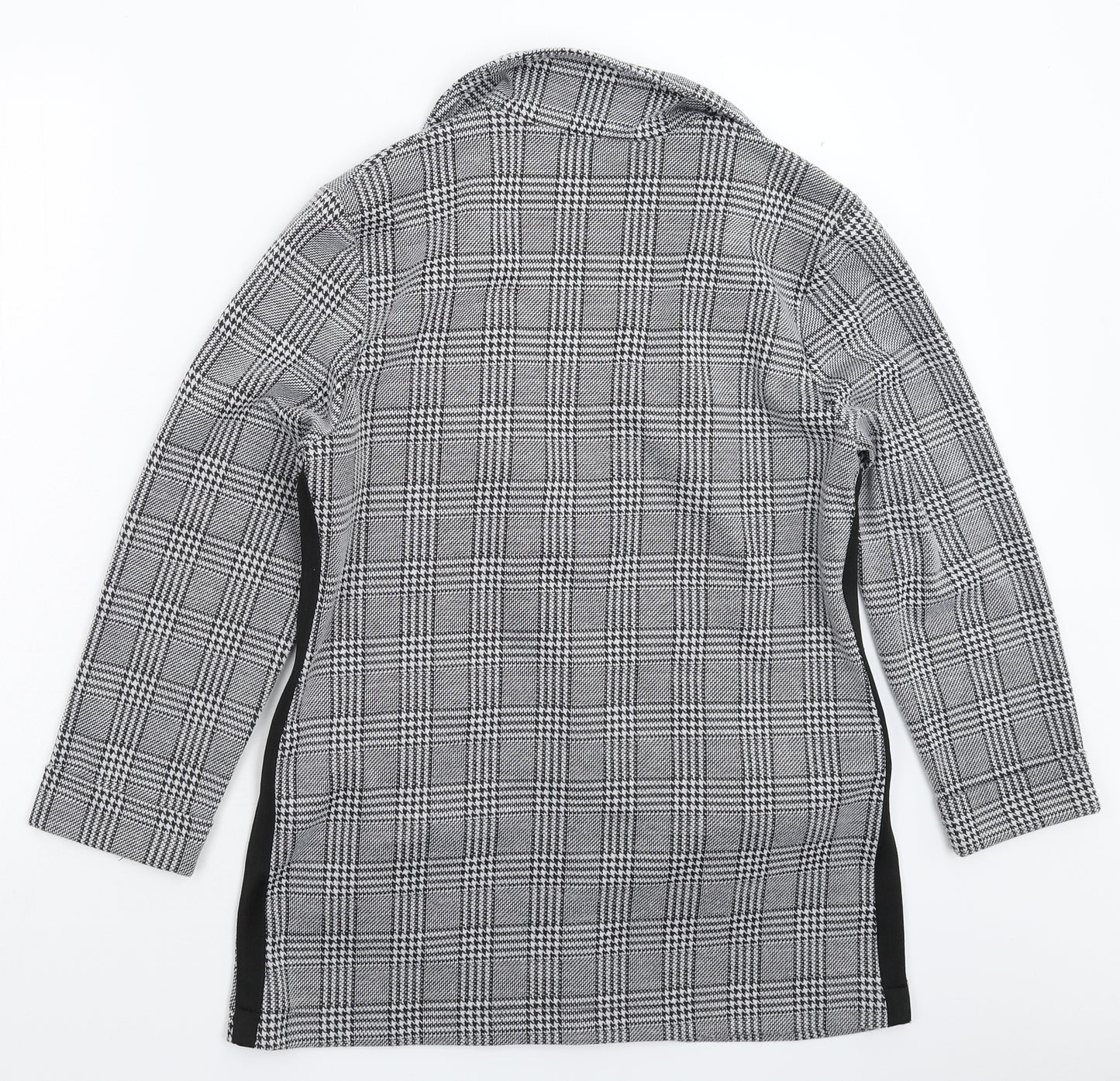 Divided Womens Grey Check  Jacket Blazer Size M