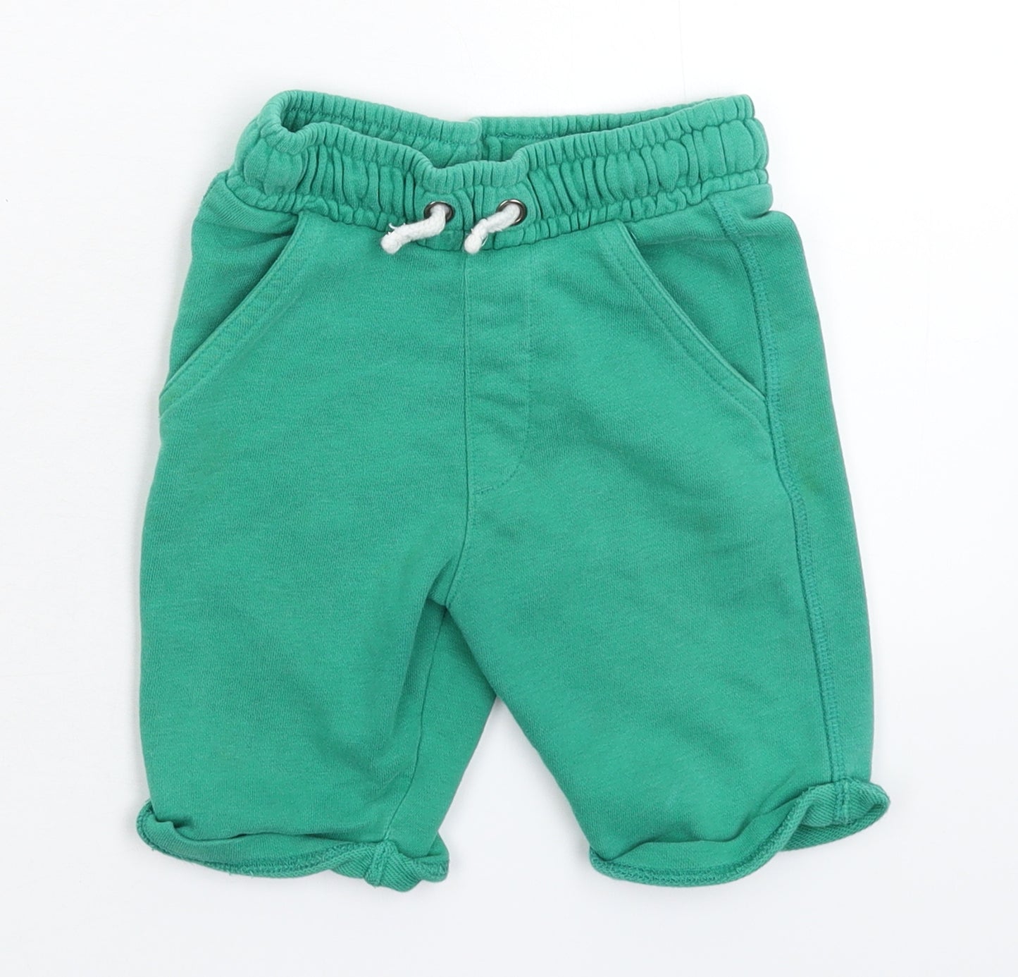 Marks and Spencer Boys Green   Sweat Shorts Size 3-4 Years