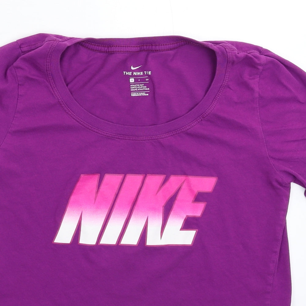 Nike Womens Purple   Basic T-Shirt Size S