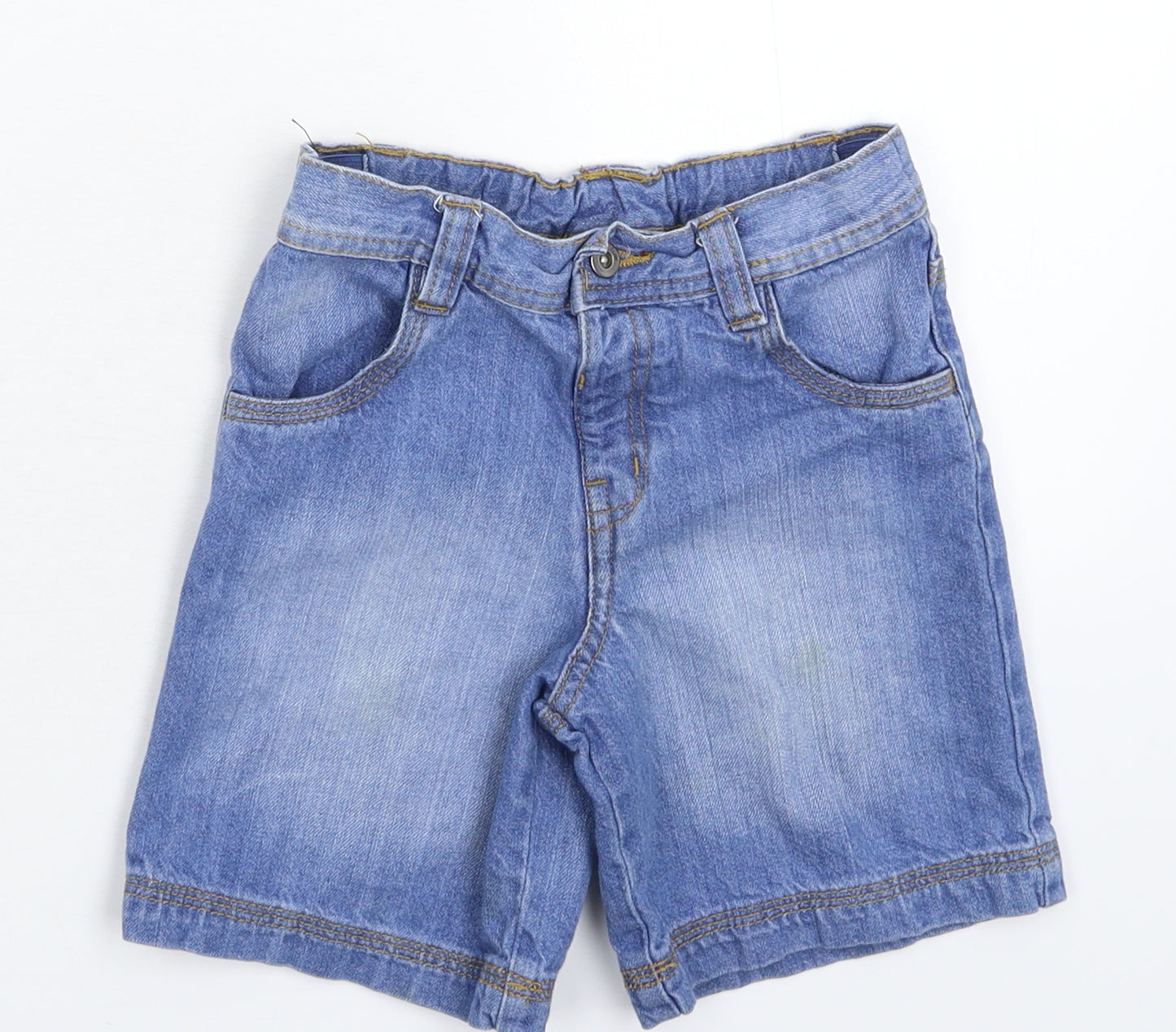 George Boys Blue  Denim Bermuda Shorts Size 4-5 Years