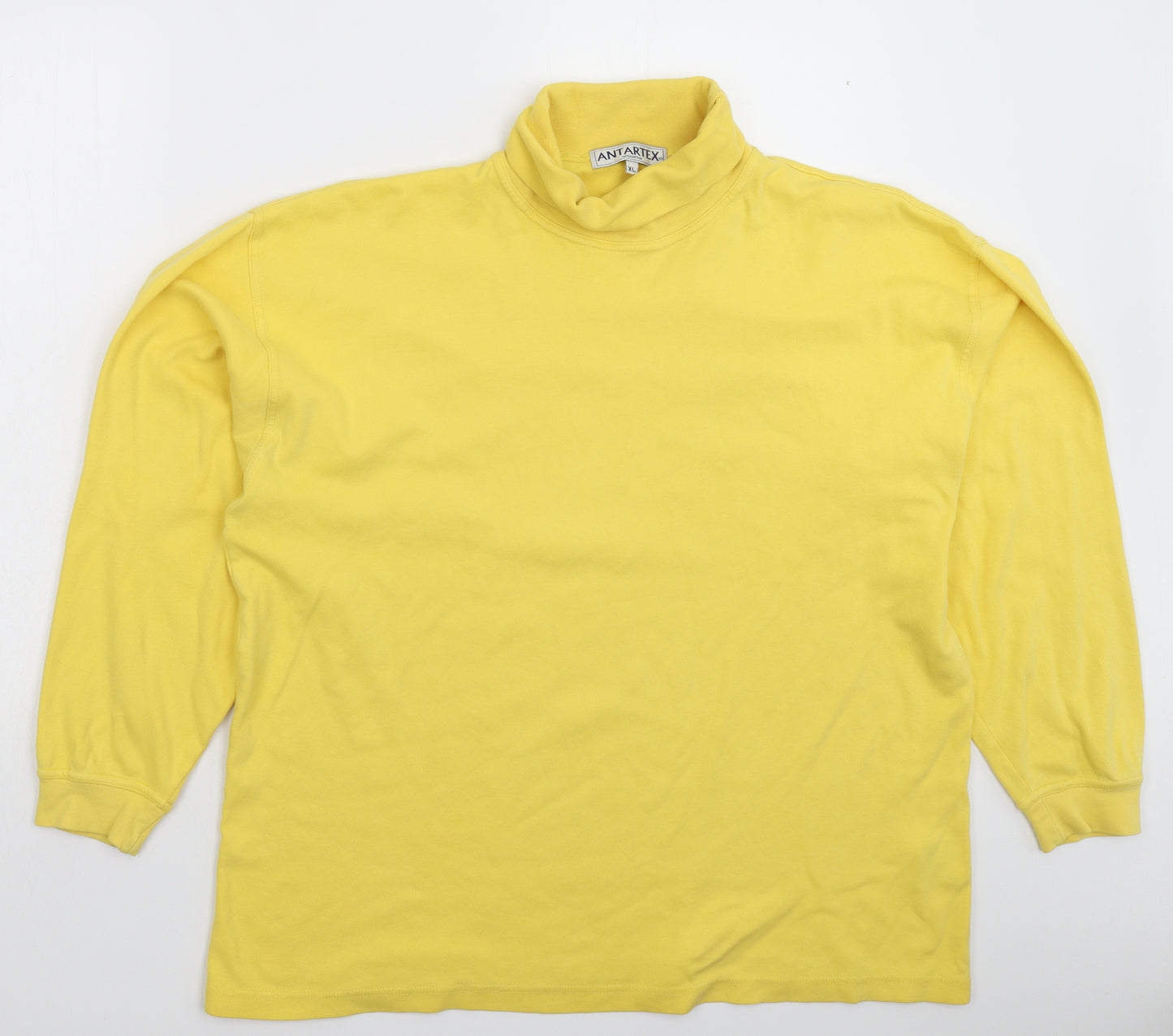 Antartex Mens Yellow   Pullover Sweatshirt Size XL