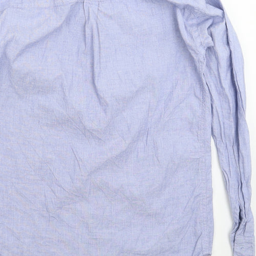 NEXT Womens Blue   Basic Button-Up Size 6  - Oversized