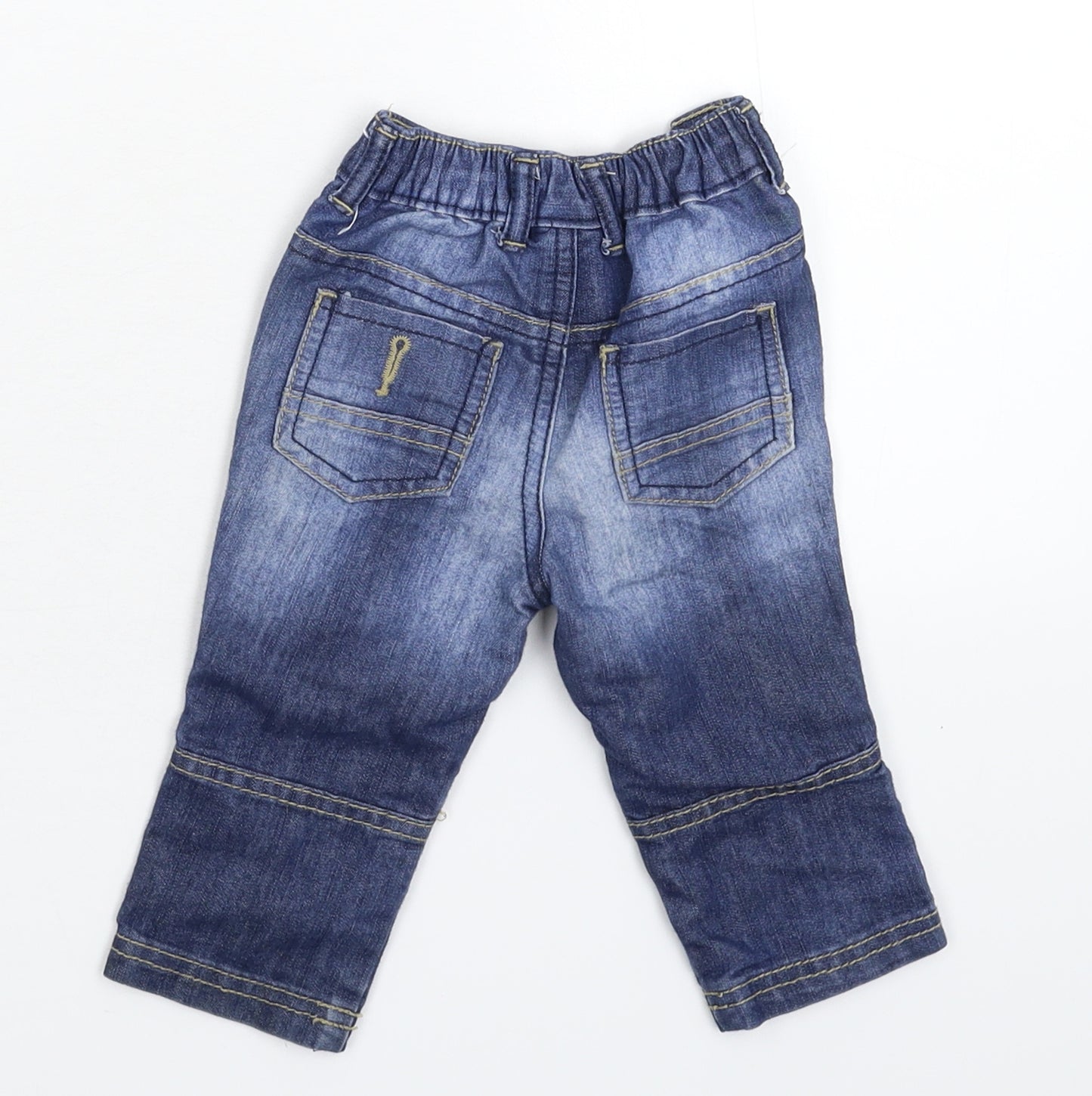 F&F Baby Blue  Denim Capri Jeans Size 6-9 Months