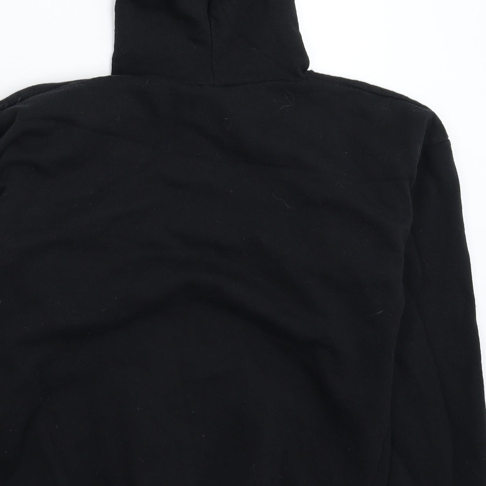 Preworn Mens Black   Pullover Hoodie Size S