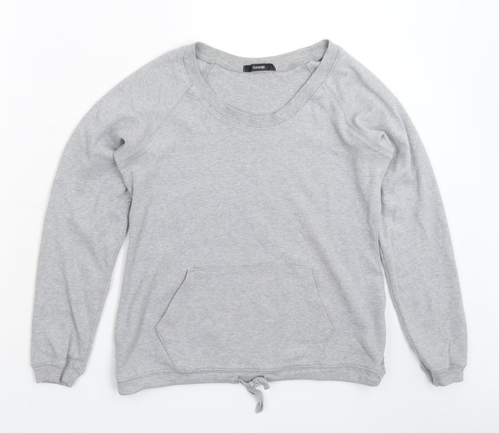 George Womens Grey   Pullover Sweatshirt Size 10