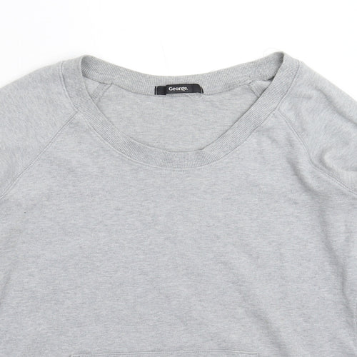George Womens Grey   Pullover Sweatshirt Size 10