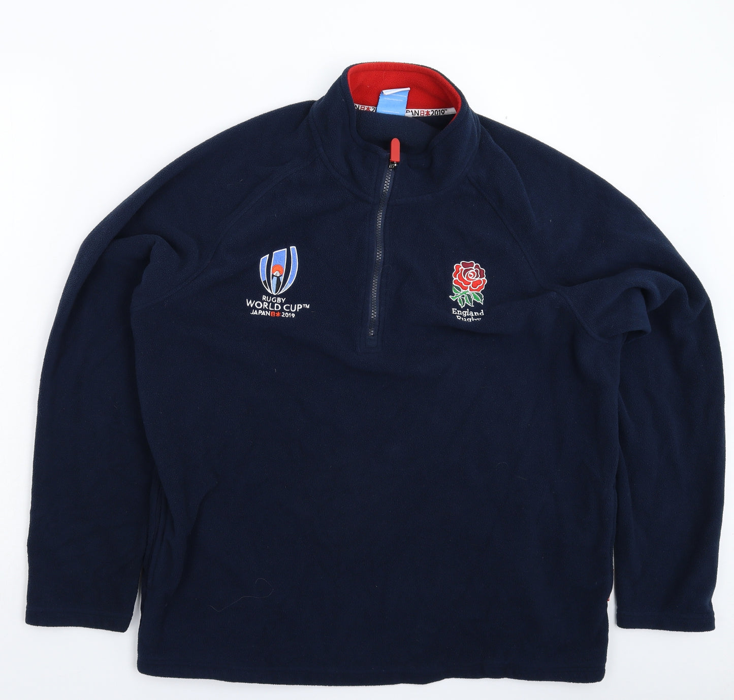 England Rugby Mens Blue  Fleece Jacket  Size L