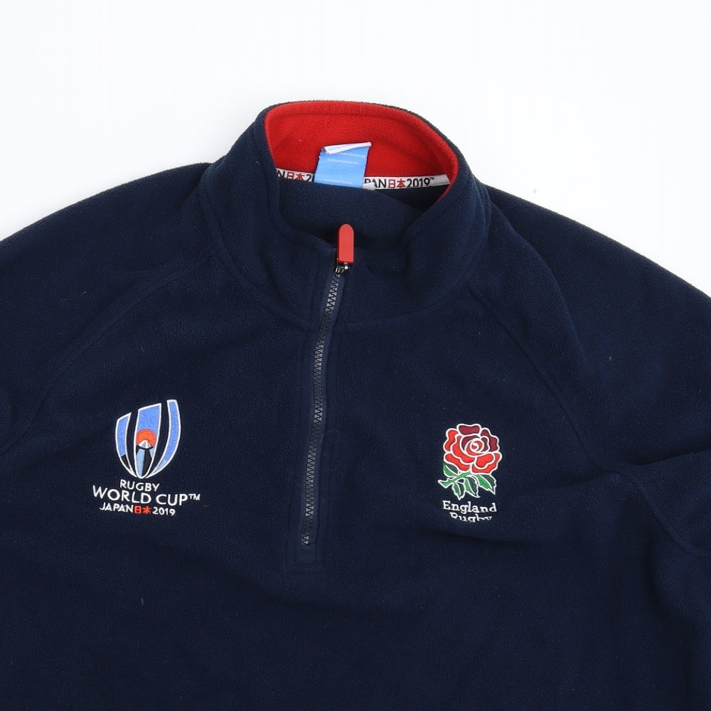 England Rugby Mens Blue  Fleece Jacket  Size L