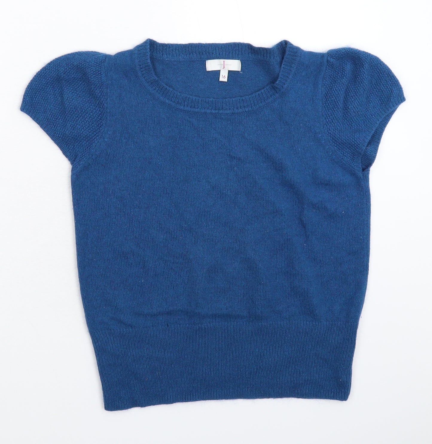 Jasper Conran Womens Blue  Knit Pullover Jumper Size 16