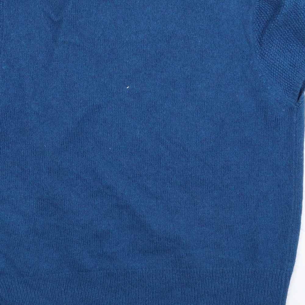 Jasper Conran Womens Blue  Knit Pullover Jumper Size 16