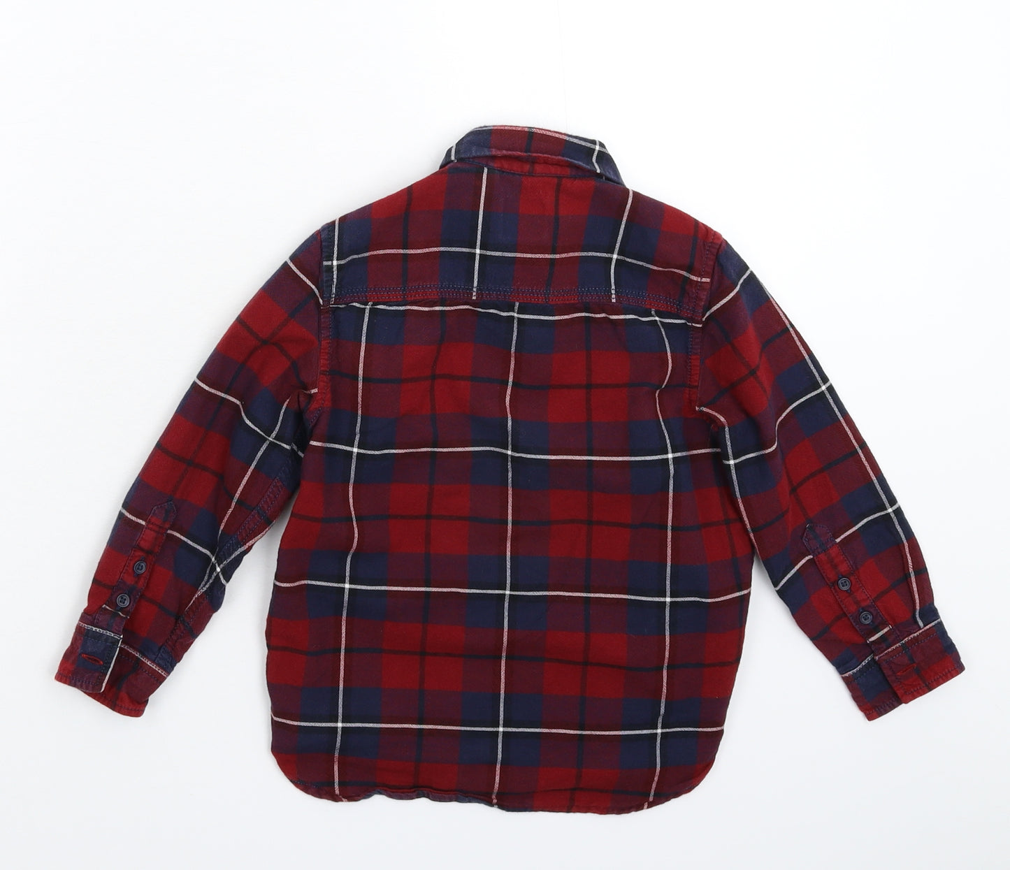 NEXT Boys Multicoloured Check  Basic Button-Up Size 6 Years