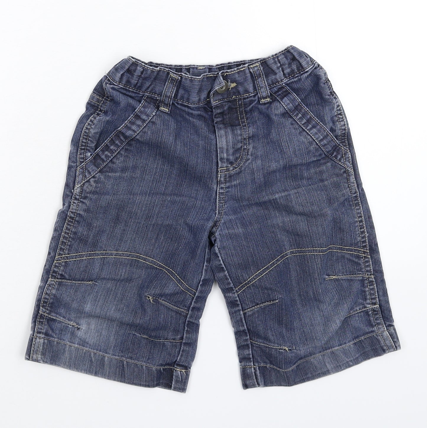 Matalan Boys Blue  Denim Bermuda Shorts Size 4-5 Years