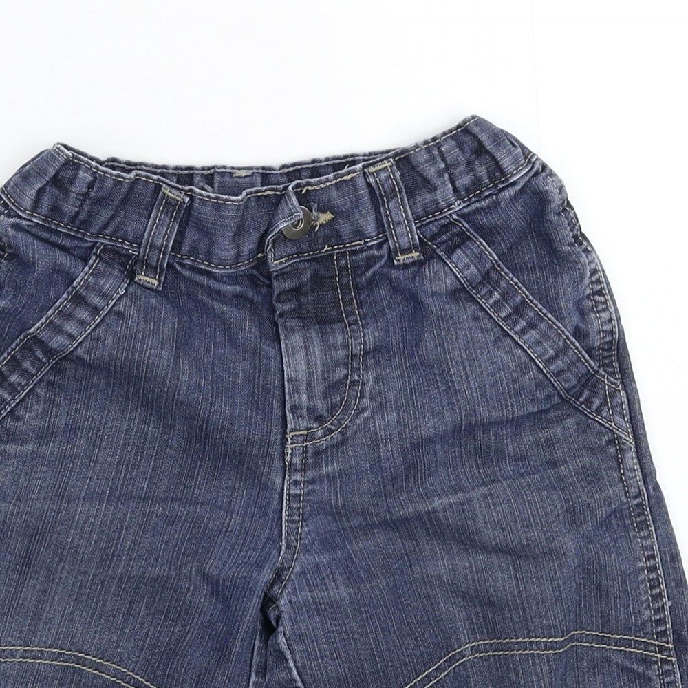 Matalan Boys Blue  Denim Bermuda Shorts Size 4-5 Years