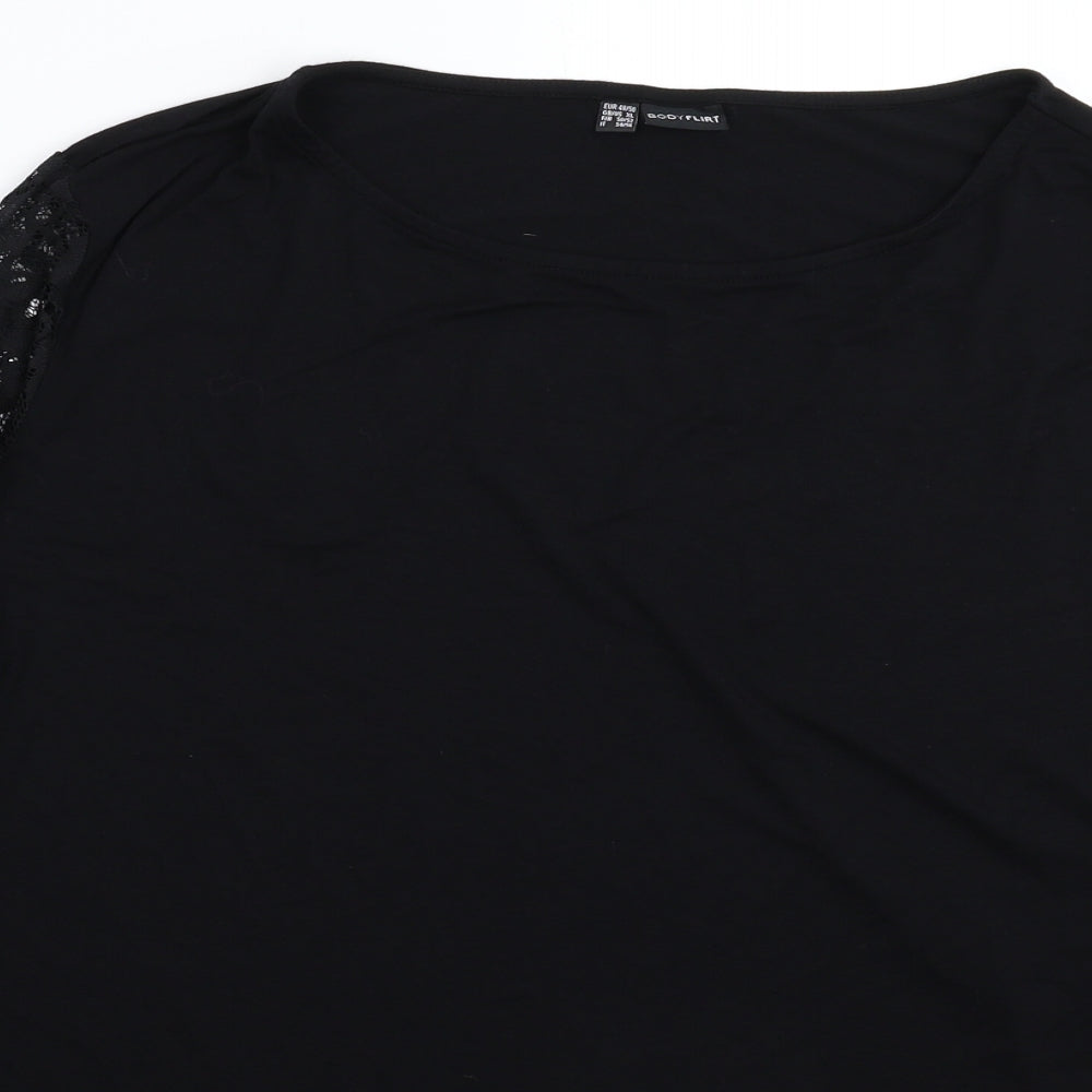 Body Flirt Womens Black   Basic Blouse Size XL