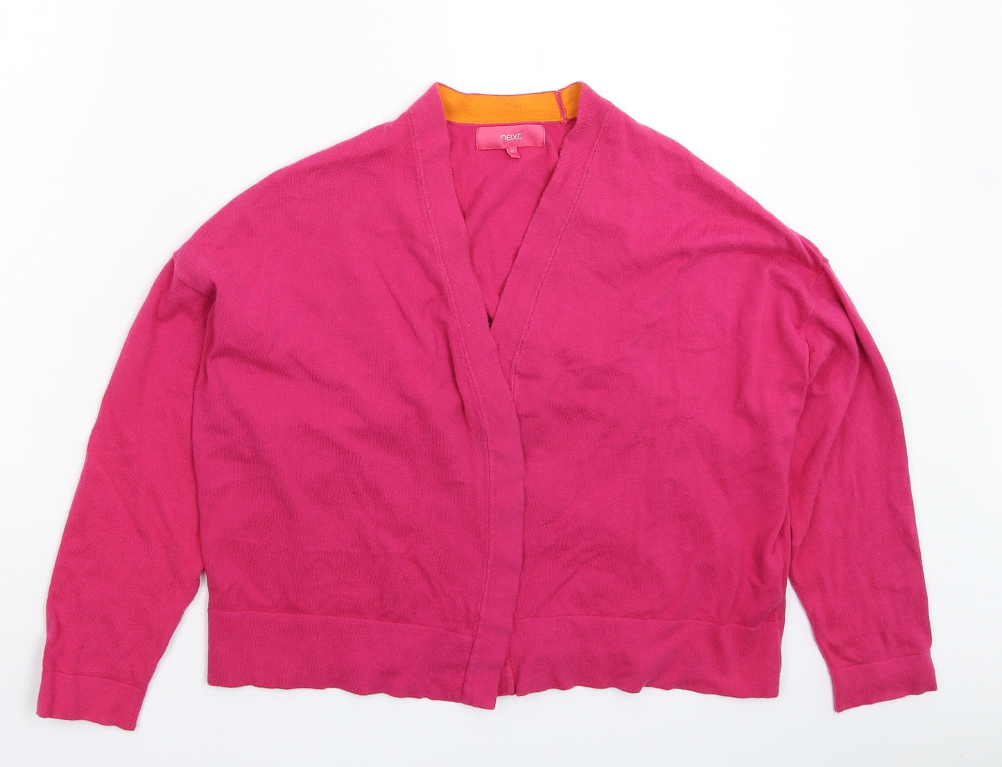 NEXT Womens Pink  Knit Cardigan Jumper Size 12