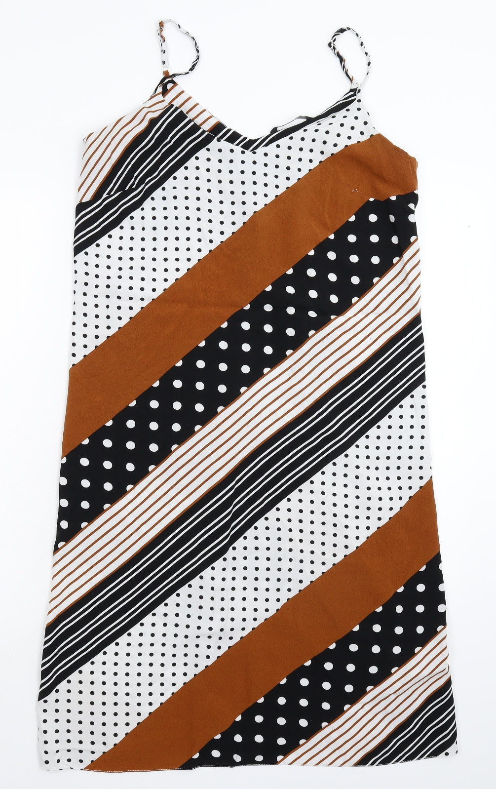 George Womens Multicoloured Geometric  Tank Dress  Size 12