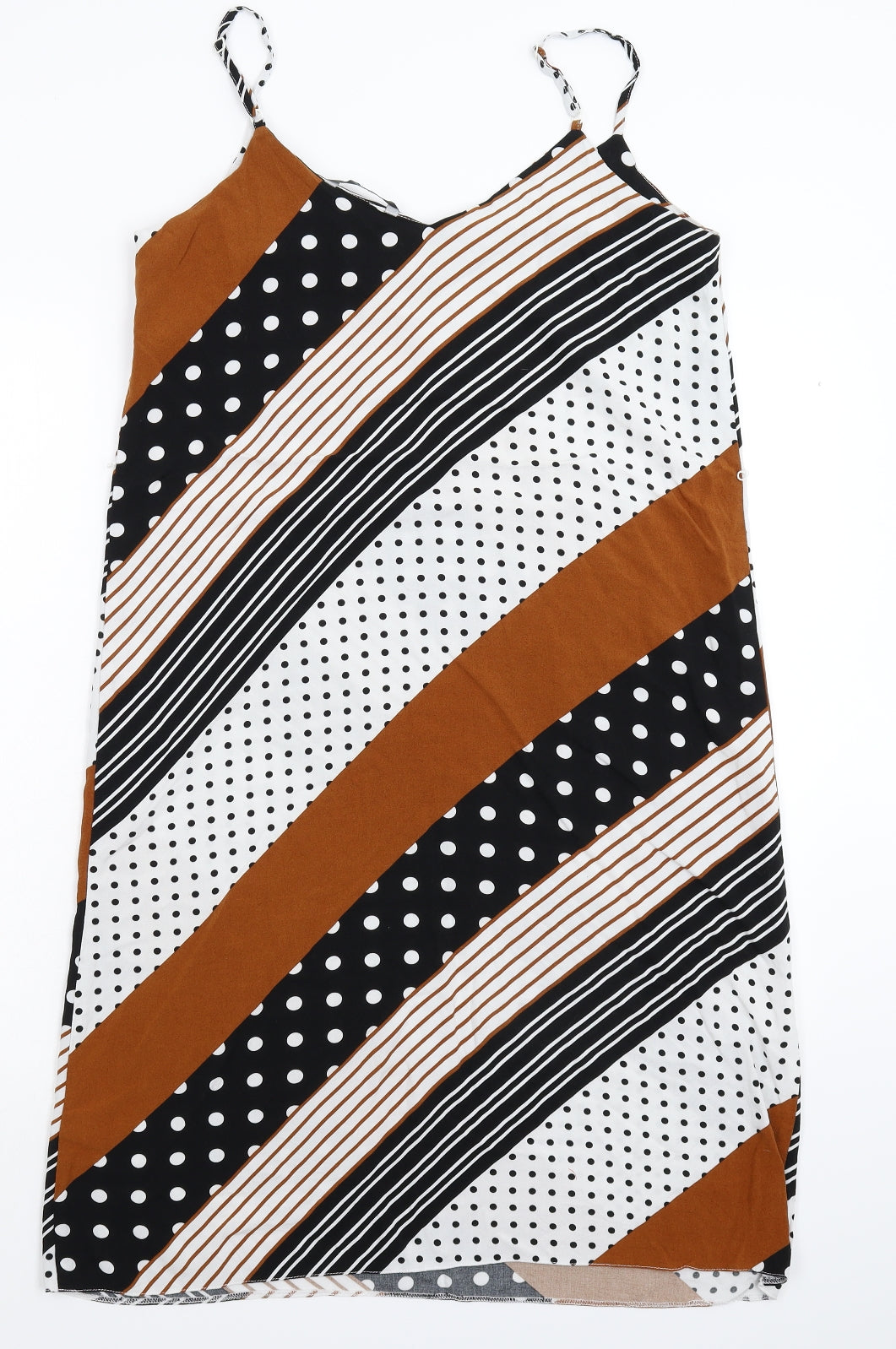 George Womens Multicoloured Geometric  Tank Dress  Size 12