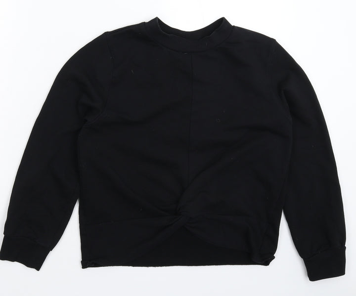 H&M Womens Black Pullover Sweatshirt Size S