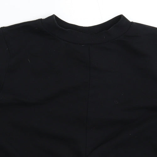 H&M Womens Black   Pullover Sweatshirt Size S