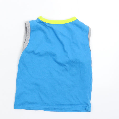 Rebel Boys Blue   Basic Tank Size 3-4 Years