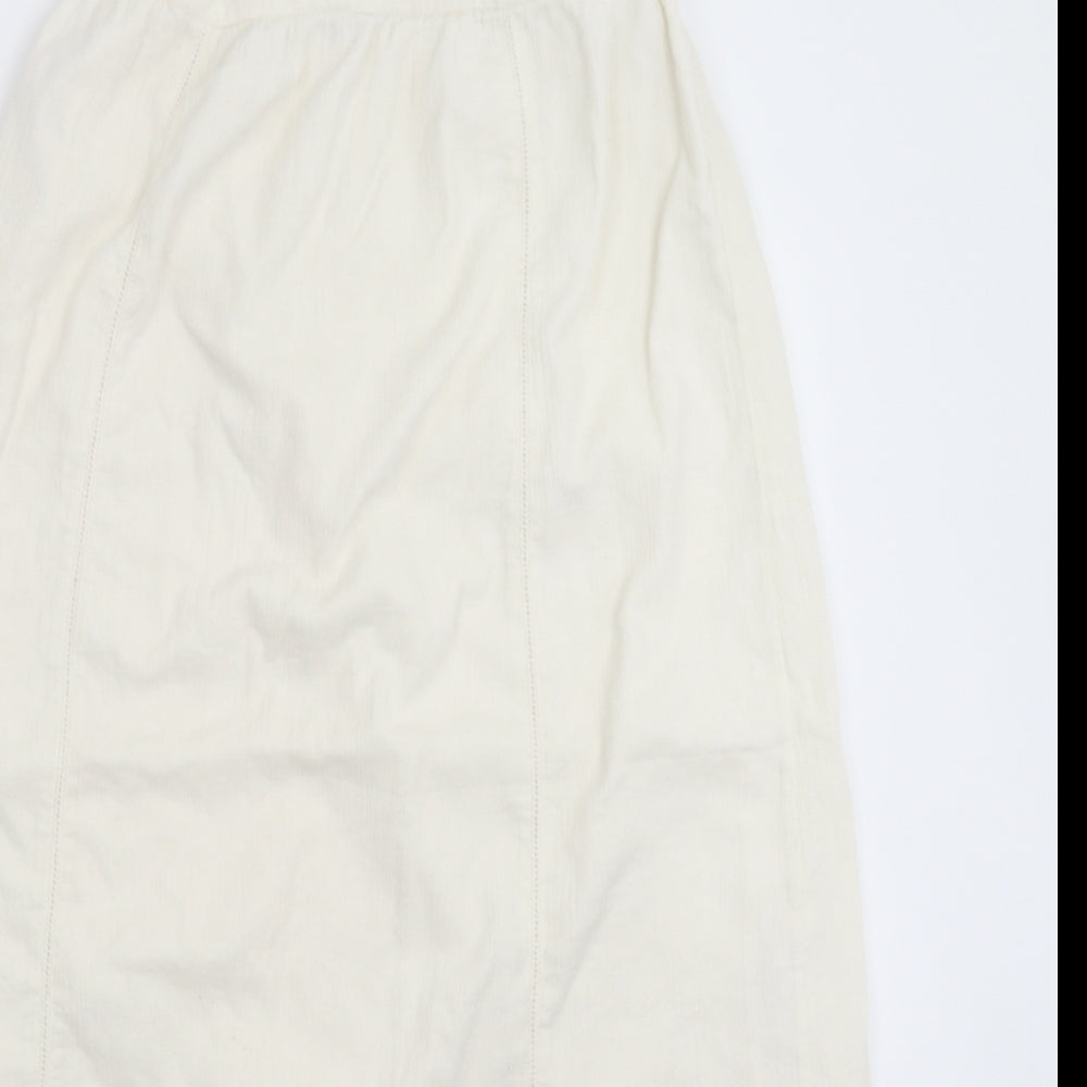 George Womens White   Maxi Skirt Size 12