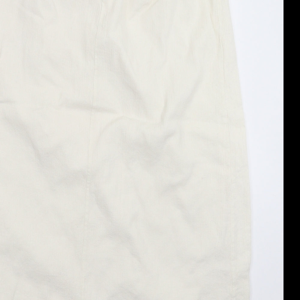 George Womens White   Maxi Skirt Size 12