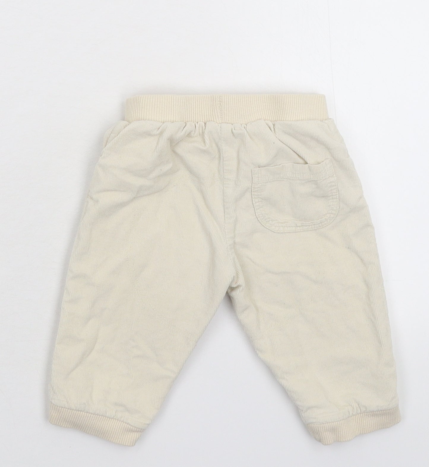 TU Baby Grey  Corduroy Capri Trousers Size 6-9 Months