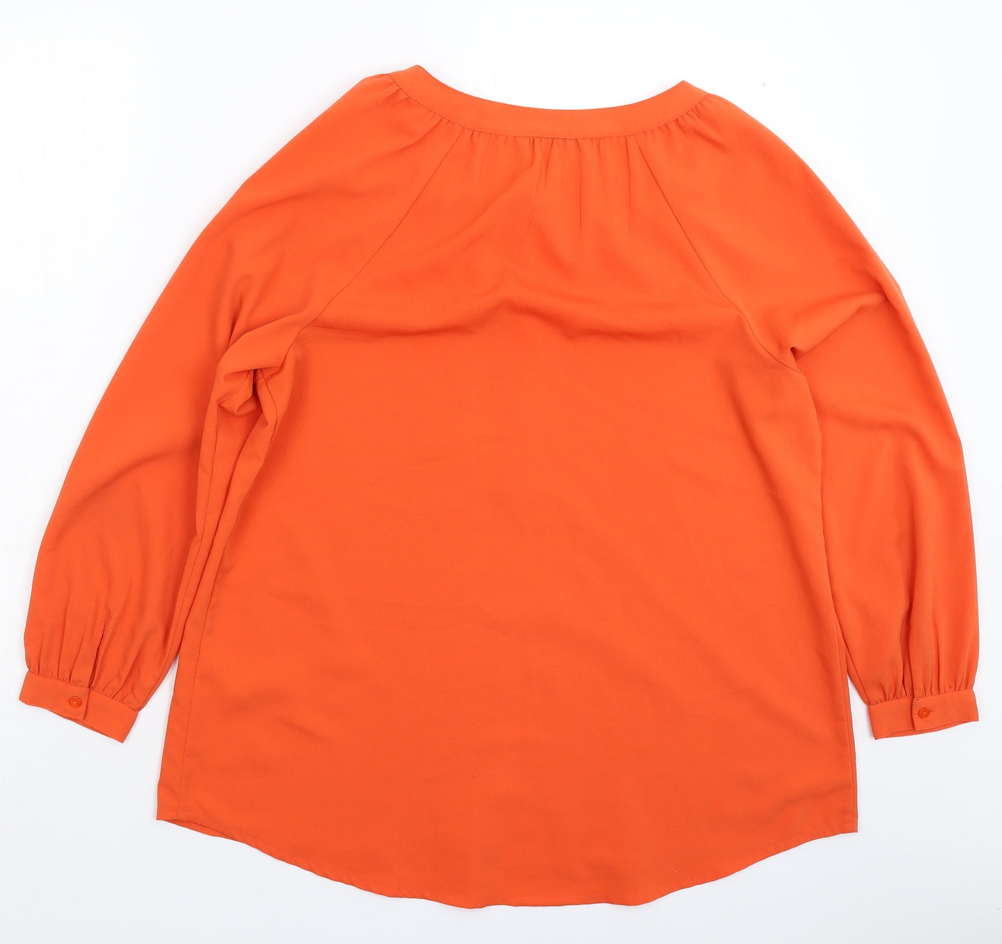 TU Womens Orange   Basic Blouse Size 12