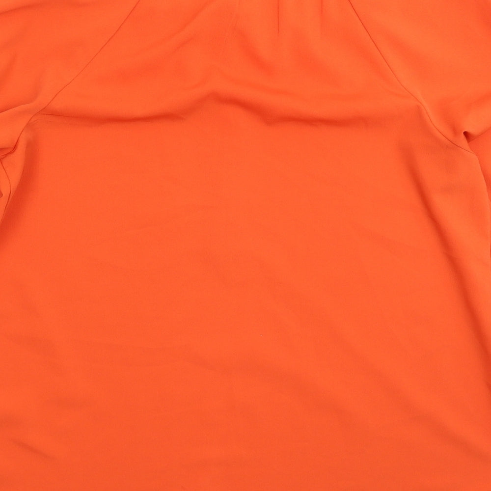 TU Womens Orange   Basic Blouse Size 12