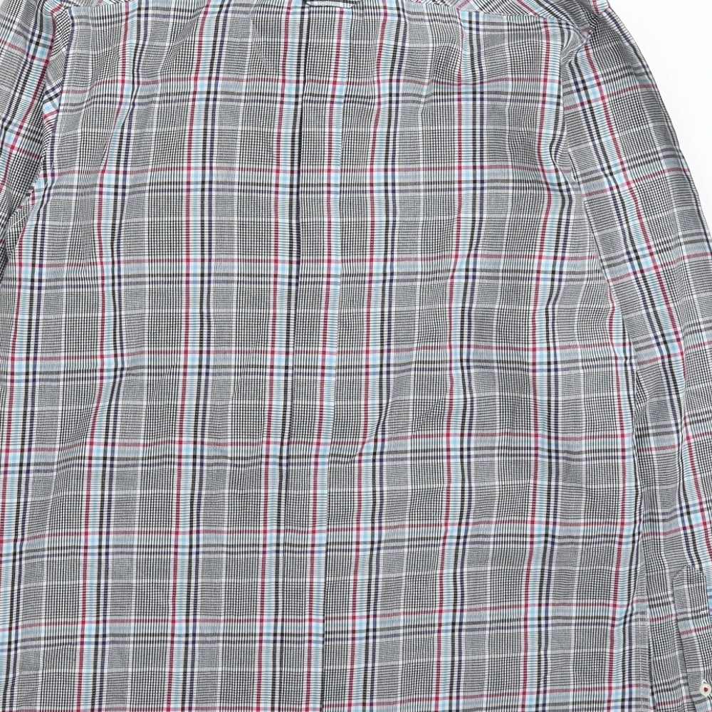 Ben Sherman Mens Multicoloured Check   Button-Up Size M