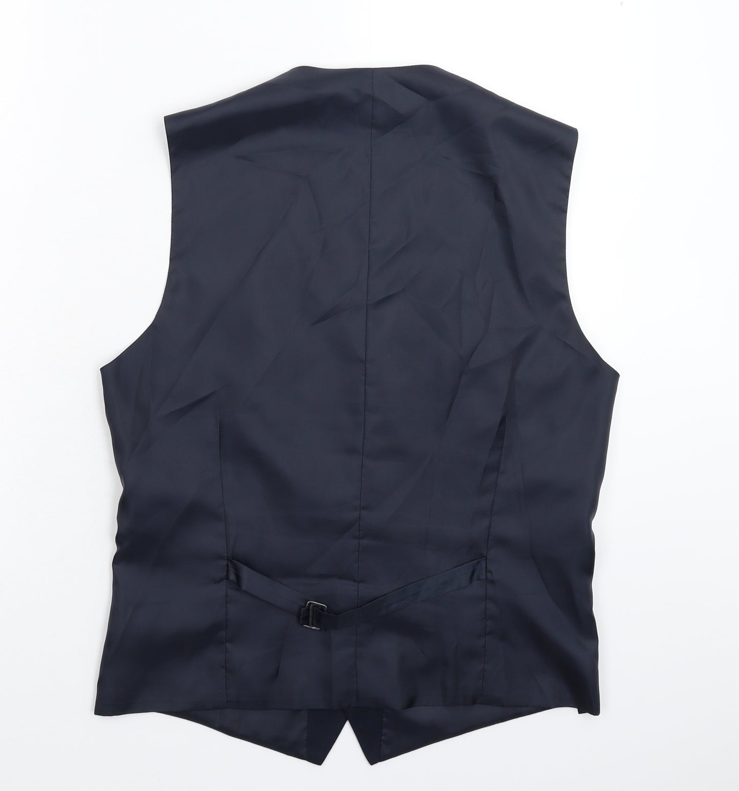 Limehaus Mens Blue   Jacket Suit Waistcoat Size 38