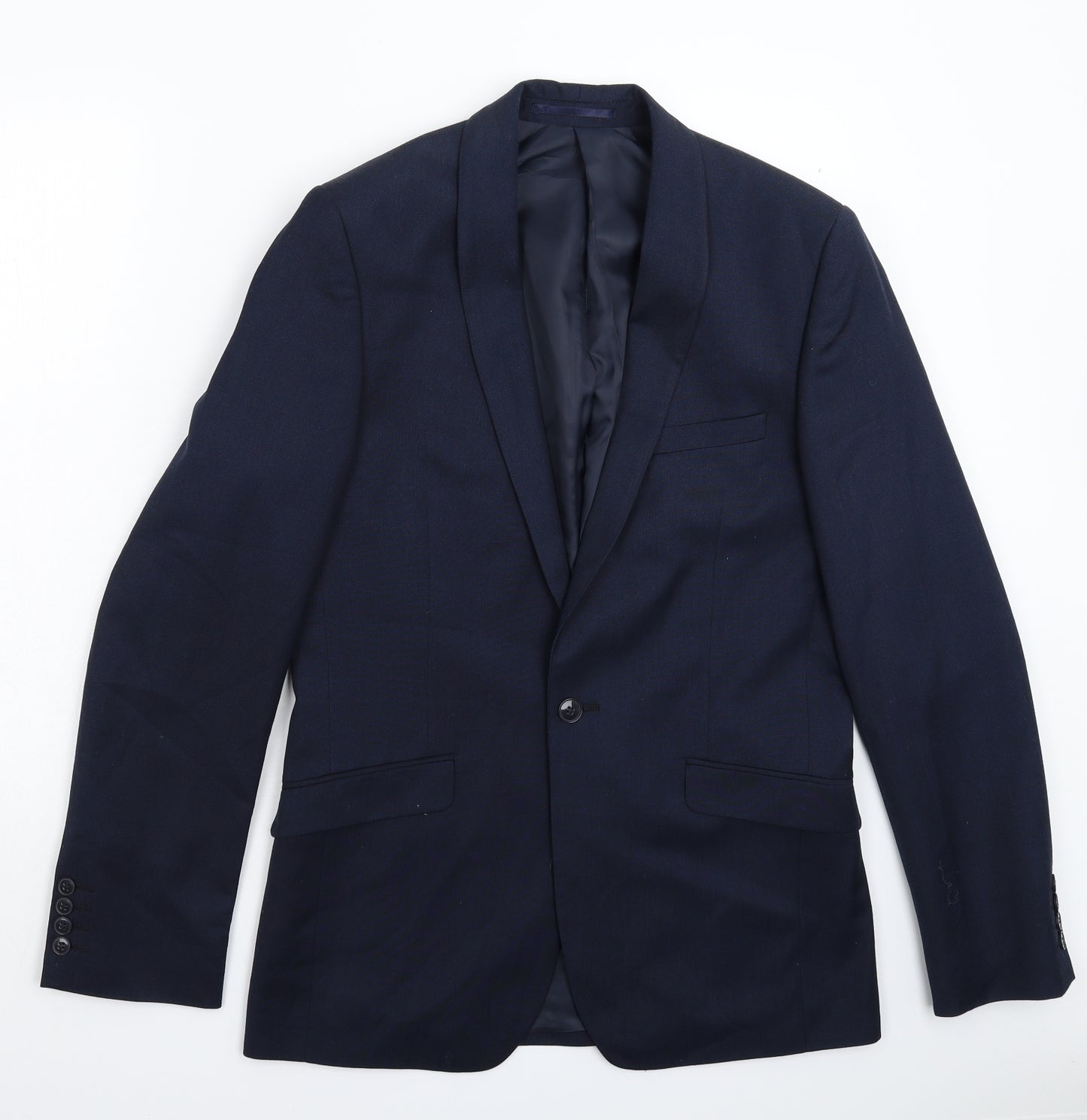 Limehaus Mens Blue   Jacket Suit Jacket Size 38