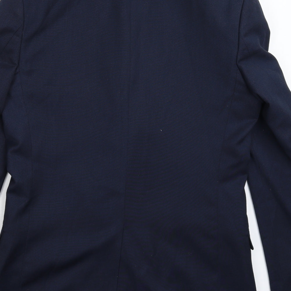 Limehaus Mens Blue   Jacket Suit Jacket Size 38