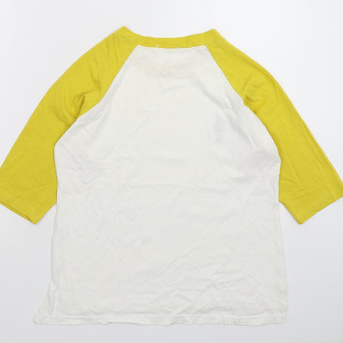 Muzicun Womens White   Basic T-Shirt Size M
